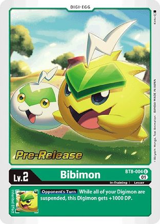 Bibimon [BT8-004] [New Awakening Prerelease Cards] | Mindsight Gaming