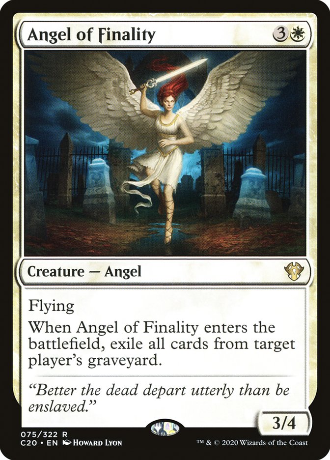 Angel of Finality [Commander 2020] | Mindsight Gaming
