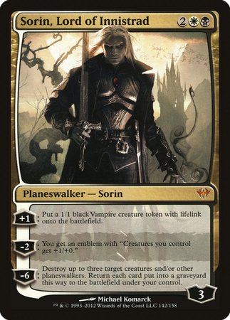 Sorin, Lord of Innistrad [Dark Ascension] | Mindsight Gaming