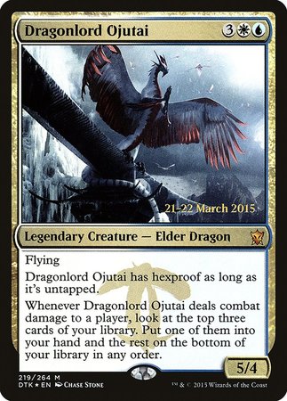Dragonlord Ojutai [Dragons of Tarkir Promos] | Mindsight Gaming