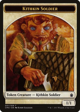 Kithkin Soldier Token (001) [Commander Anthology Tokens] | Mindsight Gaming