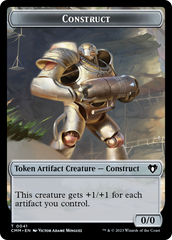City's Blessing // Construct (41) Double-Sided Token [Commander Masters Tokens] | Mindsight Gaming