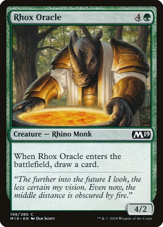 Rhox Oracle [Core Set 2019] | Mindsight Gaming