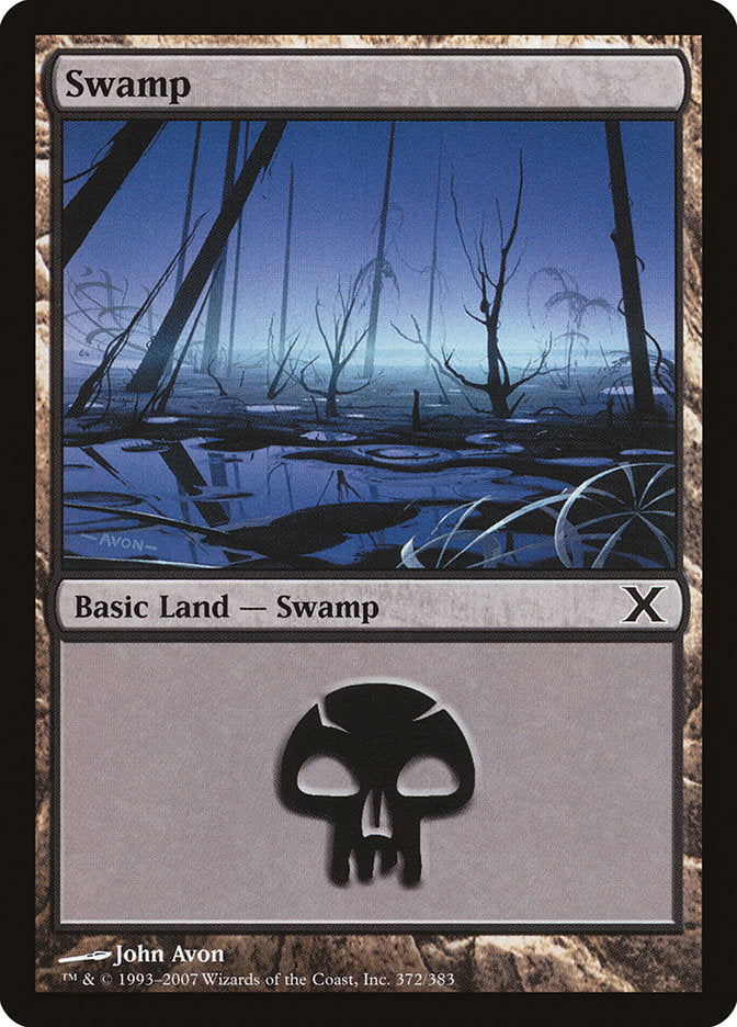 Swamp (372) [Tenth Edition] | Mindsight Gaming