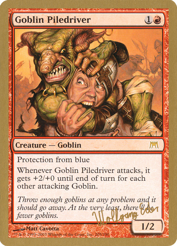 Goblin Piledriver (Wolfgang Eder) [World Championship Decks 2003] | Mindsight Gaming