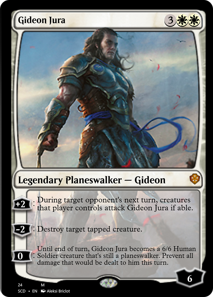 Gideon Jura [Starter Commander Decks] | Mindsight Gaming