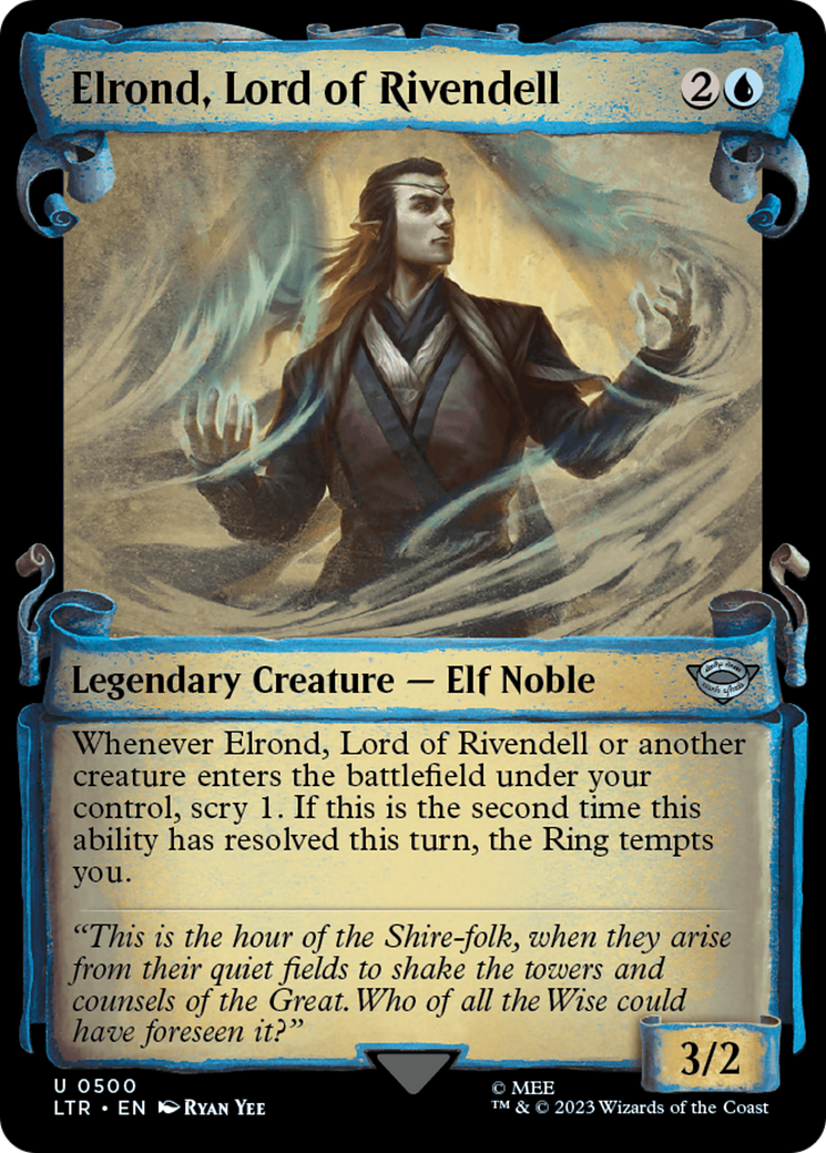 Elrond, Lord of Rivendell [The Lord of the Rings: Tales of Middle-Earth Showcase Scrolls] | Mindsight Gaming