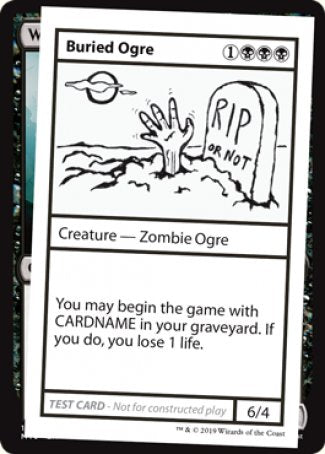 Buried Ogre (2021 Edition) [Mystery Booster Playtest Cards] | Mindsight Gaming