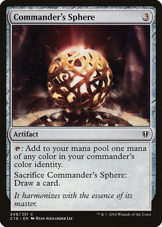 Commander's Sphere [Commander 2016] | Mindsight Gaming