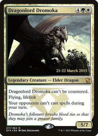 Dragonlord Dromoka [Dragons of Tarkir Promos] | Mindsight Gaming