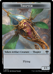 Thopter // Construct (0074) Double-Sided Token [Commander Masters Tokens] | Mindsight Gaming