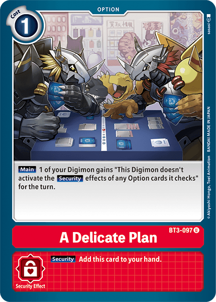 A Delicate Plan [BT3-097] [Release Special Booster Ver.1.5] | Mindsight Gaming