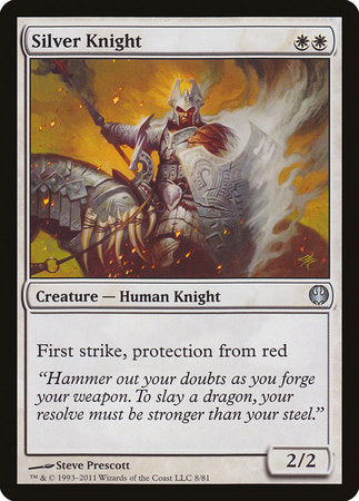 Silver Knight [Duel Decks: Knights vs. Dragons] | Mindsight Gaming