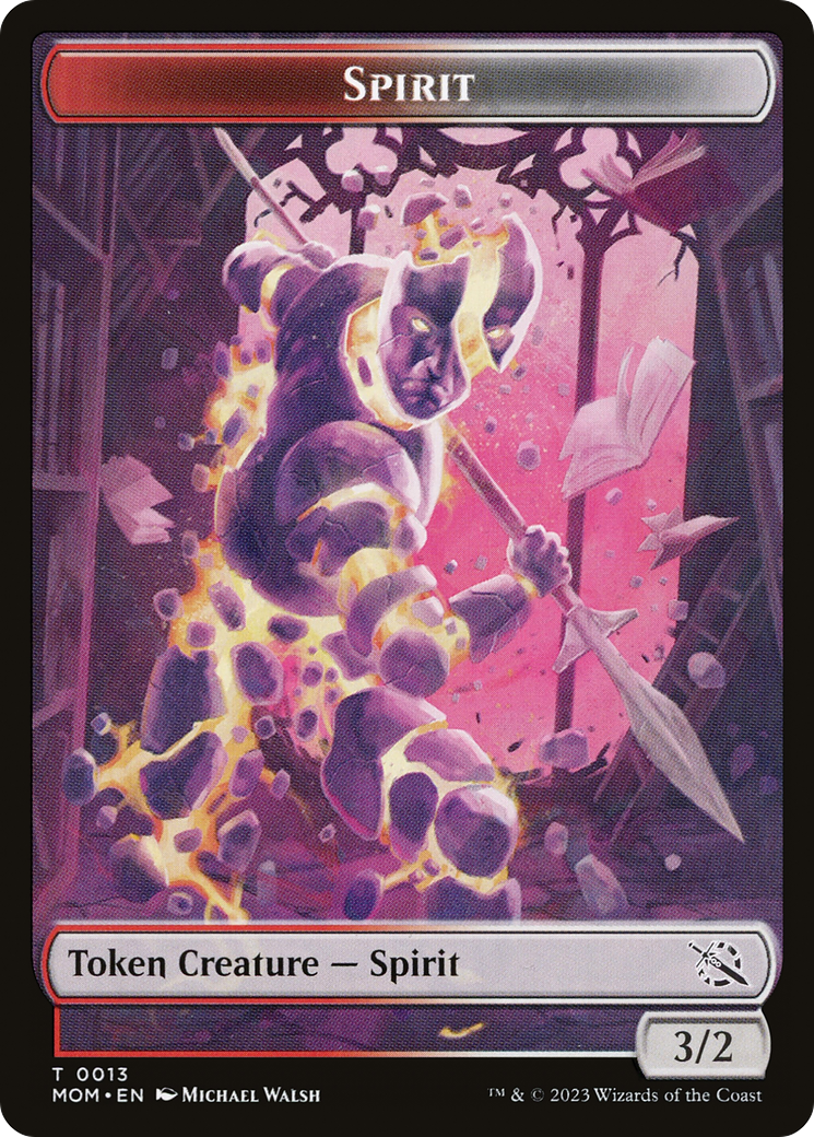 Elemental (09) // Spirit (13) Double-Sided Token [March of the Machine Tokens] | Mindsight Gaming