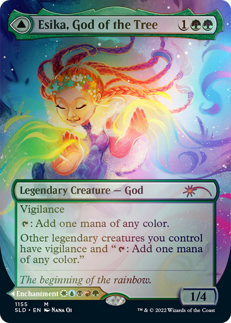 Esika, God of the Tree // The Prismatic Bridge (Borderless) [Secret Lair: From Cute to Brute] | Mindsight Gaming