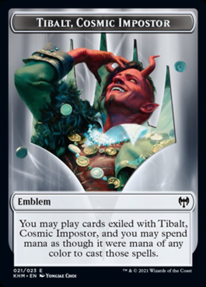 Emblem - Tibalt, Cosmic Impostor [Kaldheim] | Mindsight Gaming