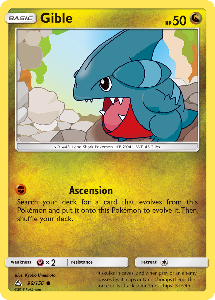 Gible (96/156) [Sun & Moon: Ultra Prism] | Mindsight Gaming