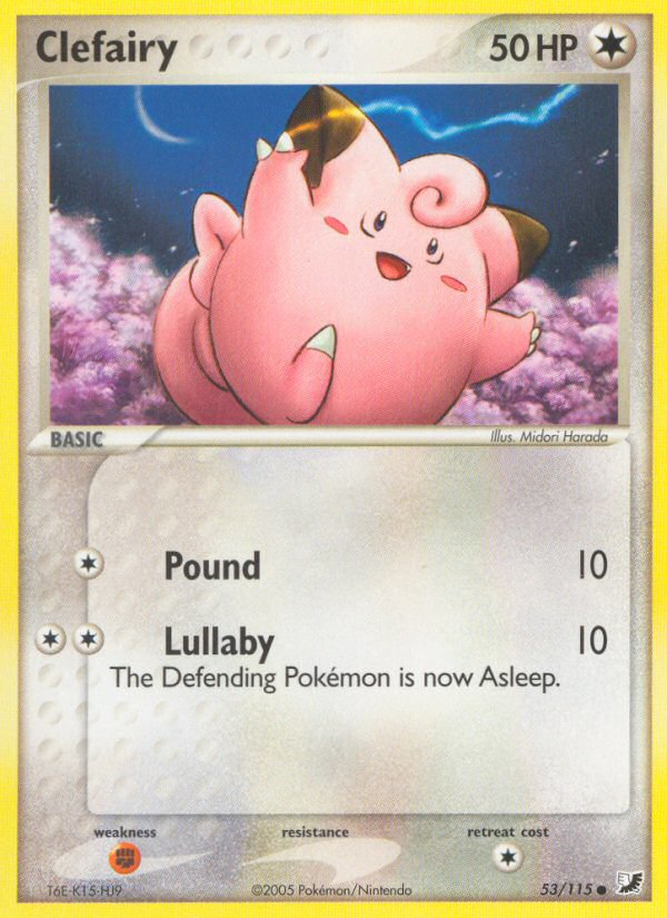 Clefairy (53/115) [EX: Unseen Forces] | Mindsight Gaming