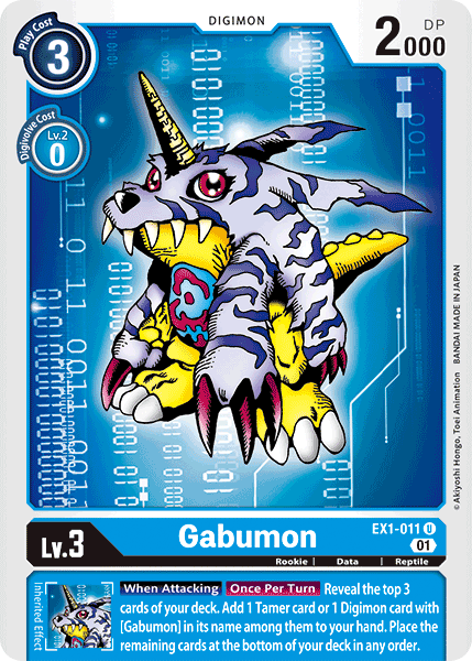 Gabumon [EX1-011] [Classic Collection] | Mindsight Gaming