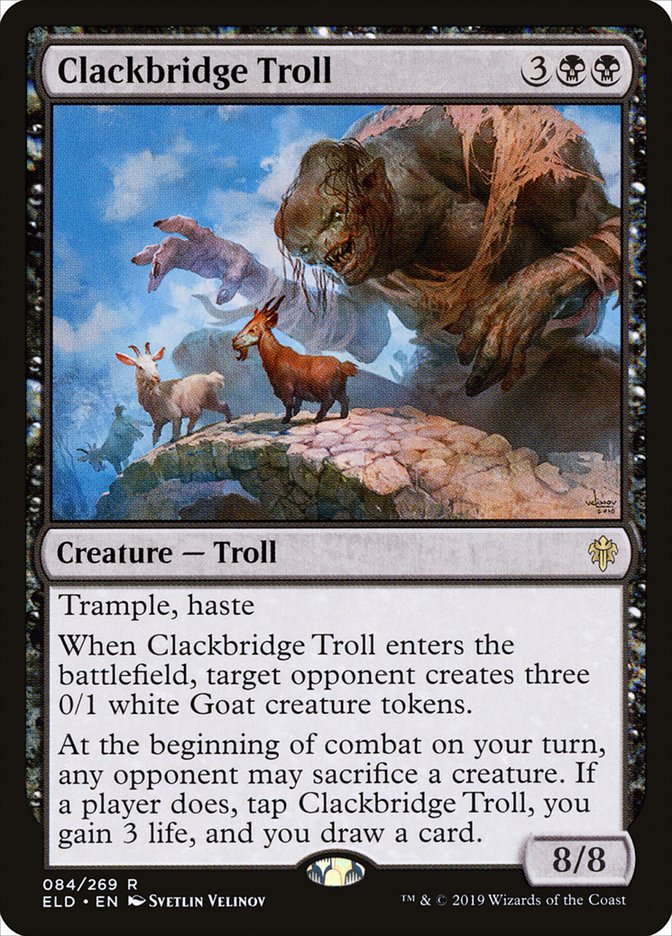 Clackbridge Troll [Throne of Eldraine] | Mindsight Gaming