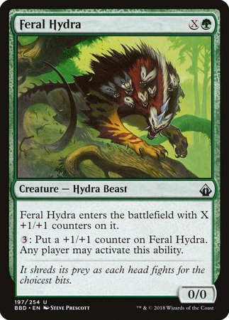 Feral Hydra [Battlebond] | Mindsight Gaming