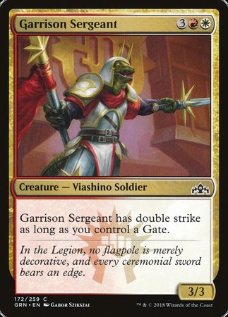 Garrison Sergeant [Guilds of Ravnica] | Mindsight Gaming