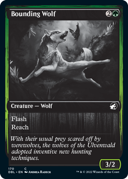 Bounding Wolf [Innistrad: Double Feature] | Mindsight Gaming