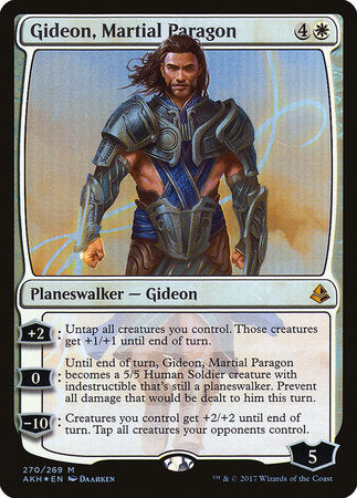 Gideon, Martial Paragon [Amonkhet] | Mindsight Gaming