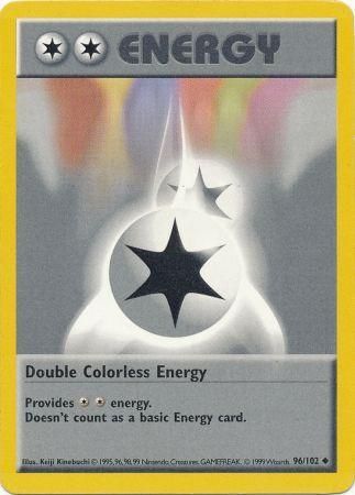Double Colorless Energy (96/102) [Base Set Shadowless Unlimited] | Mindsight Gaming