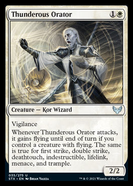 Thunderous Orator [Strixhaven: School of Mages] | Mindsight Gaming