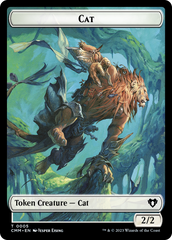 Treasure // Cat (0005) Double-Sided Token [Commander Masters Tokens] | Mindsight Gaming