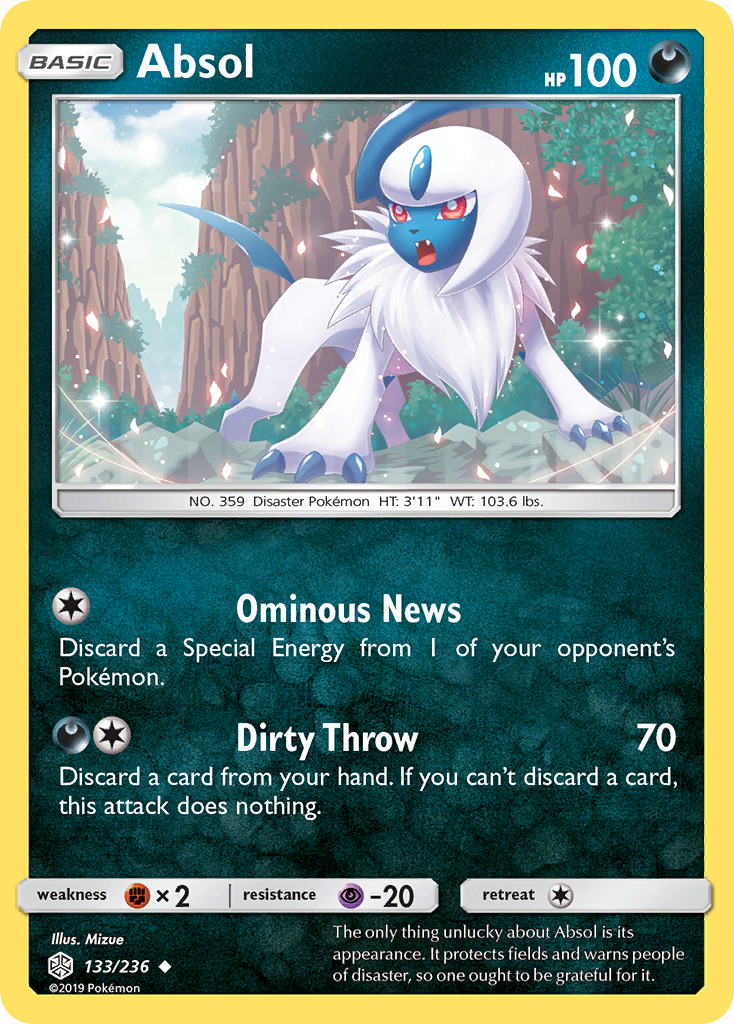 Absol (133/236) [Sun & Moon: Cosmic Eclipse] | Mindsight Gaming