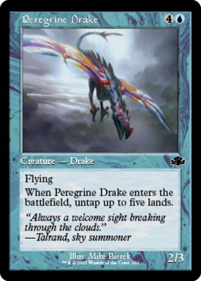 Peregrine Drake (Retro) [Dominaria Remastered] | Mindsight Gaming