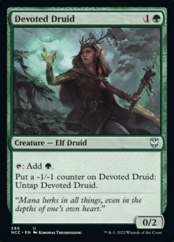 Devoted Druid [Streets of New Capenna Commander] | Mindsight Gaming