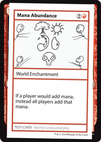 Mana Abundance (2021 Edition) [Mystery Booster Playtest Cards] | Mindsight Gaming