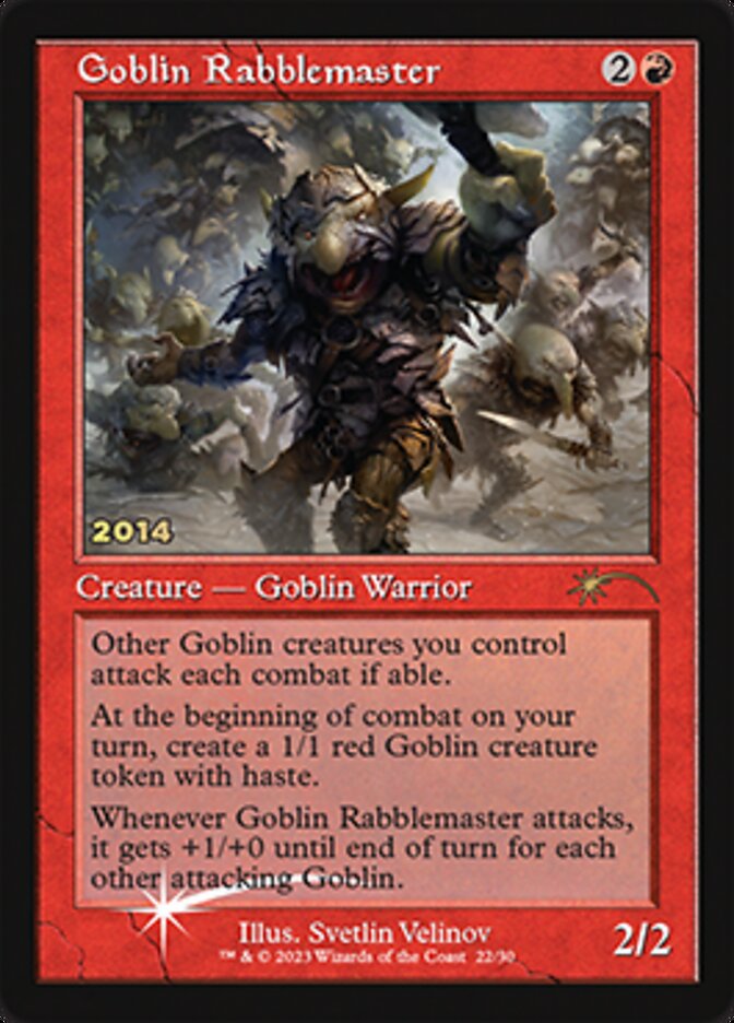 Goblin Rabblemaster [30th Anniversary Promos] | Mindsight Gaming