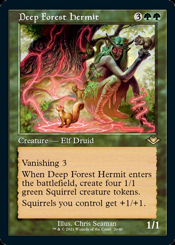 Deep Forest Hermit (Retro Foil Etched) [Modern Horizons 2] | Mindsight Gaming