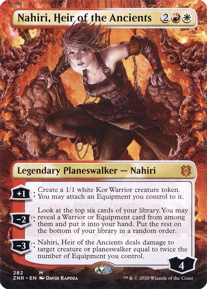 Nahiri, Heir of the Ancients (Borderless) [Zendikar Rising] | Mindsight Gaming