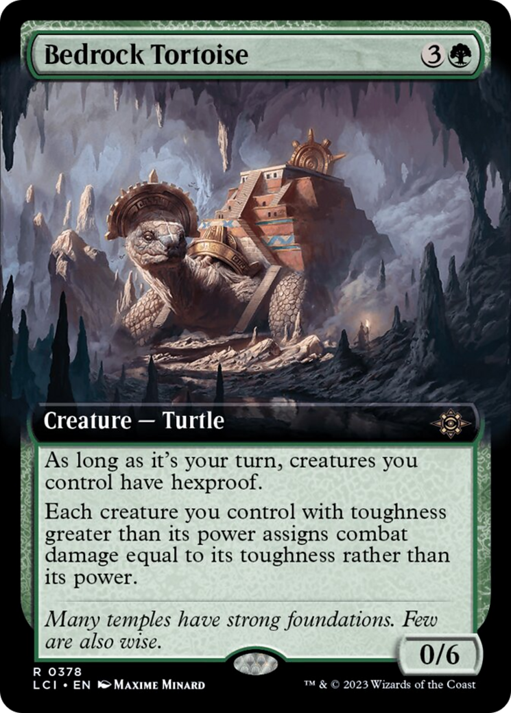Bedrock Tortoise (Extended Art) [The Lost Caverns of Ixalan] | Mindsight Gaming
