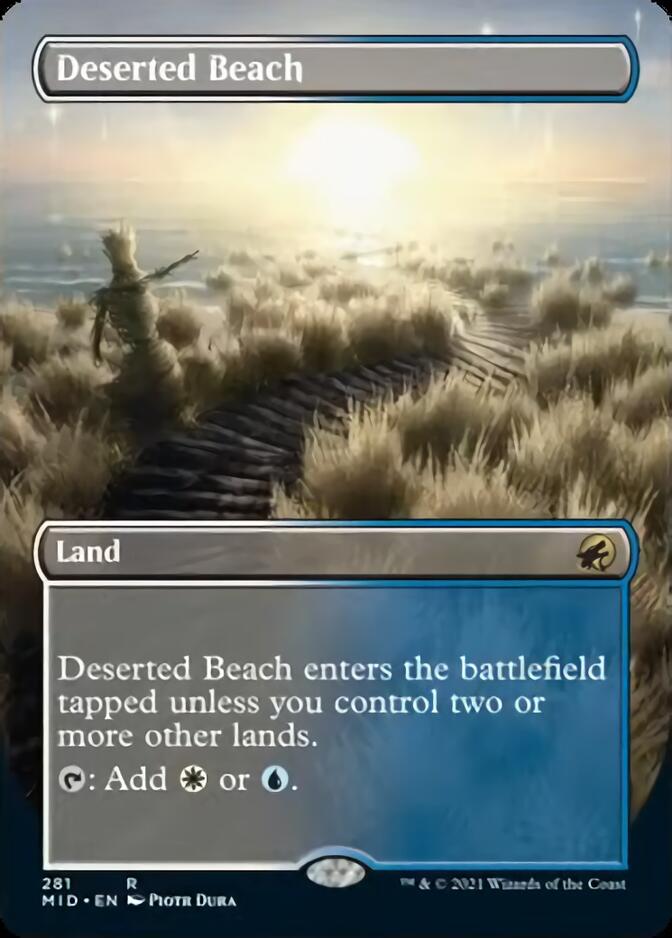 Deserted Beach (Borderless) [Innistrad: Midnight Hunt] | Mindsight Gaming
