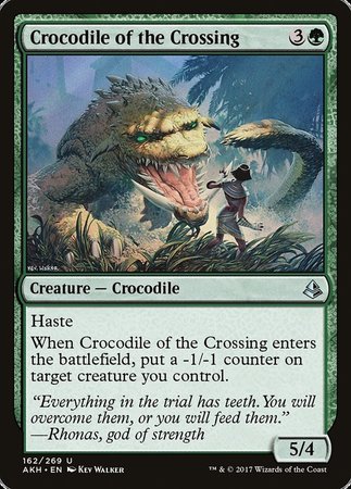 Crocodile of the Crossing [Amonkhet] | Mindsight Gaming