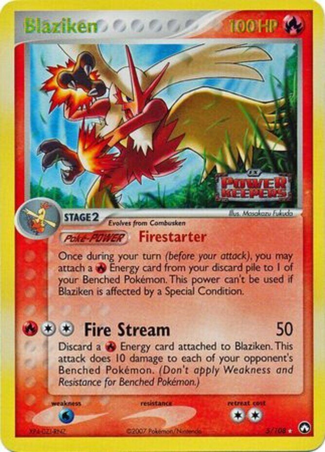 Blaziken (5/108) (Stamped) [EX: Power Keepers] | Mindsight Gaming