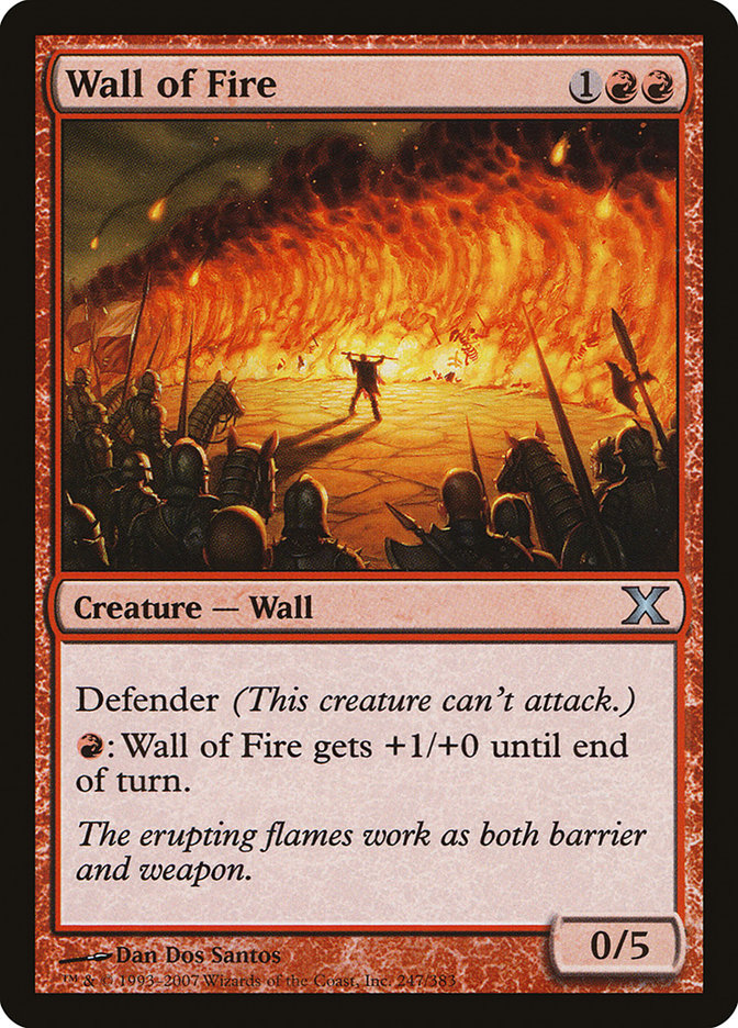 Wall of Fire [Tenth Edition] | Mindsight Gaming