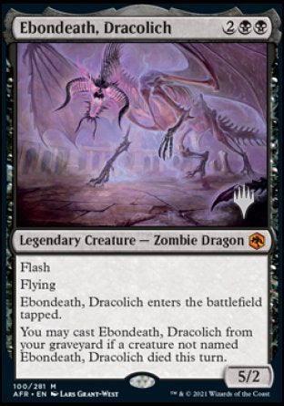 Ebondeath, Dracolich (Promo Pack) [Dungeons & Dragons: Adventures in the Forgotten Realms Promos] | Mindsight Gaming