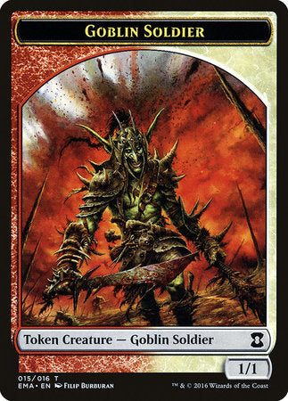 Goblin Soldier Token [Eternal Masters Tokens] | Mindsight Gaming