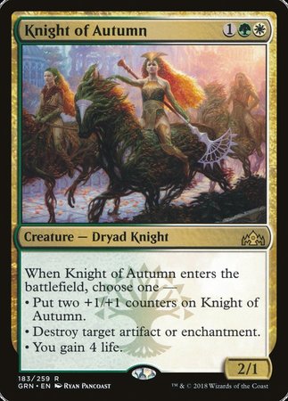 Knight of Autumn [Guilds of Ravnica] | Mindsight Gaming