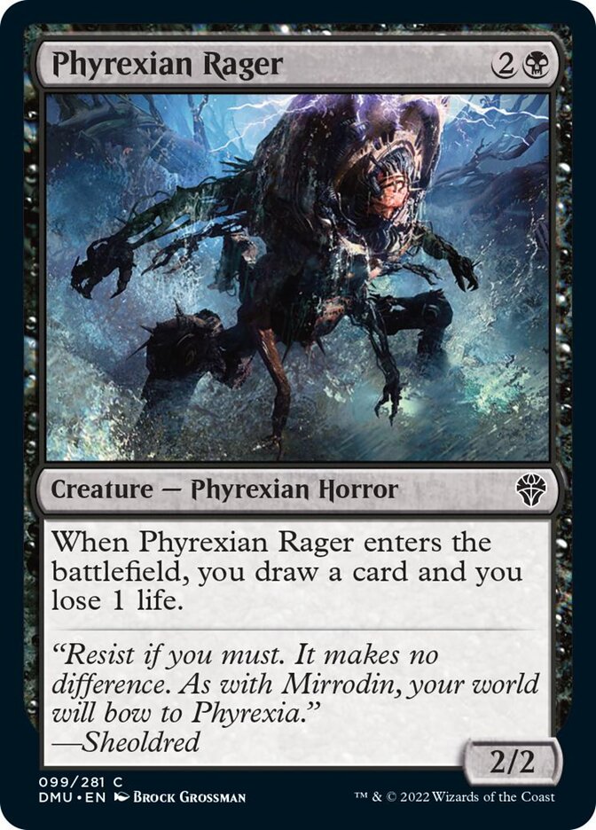 Phyrexian Rager [Dominaria United] | Mindsight Gaming