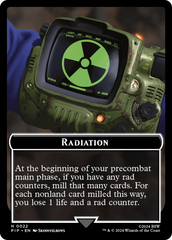 Radiation // Copy Double-Sided Token [Fallout Tokens] | Mindsight Gaming