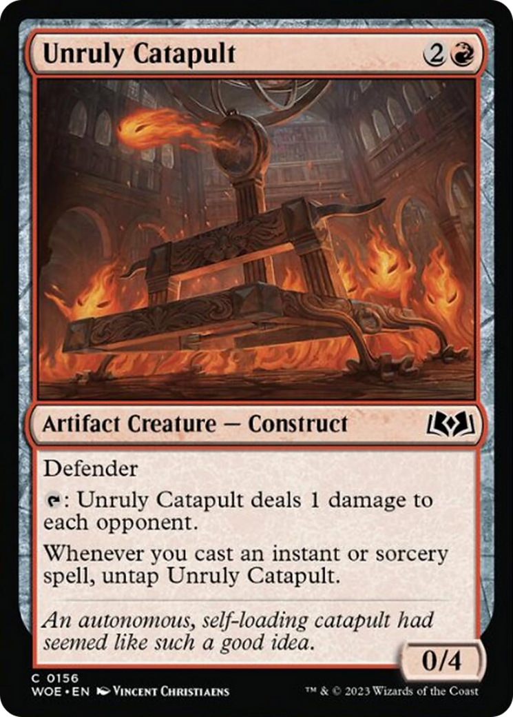Unruly Catapult [Wilds of Eldraine] | Mindsight Gaming