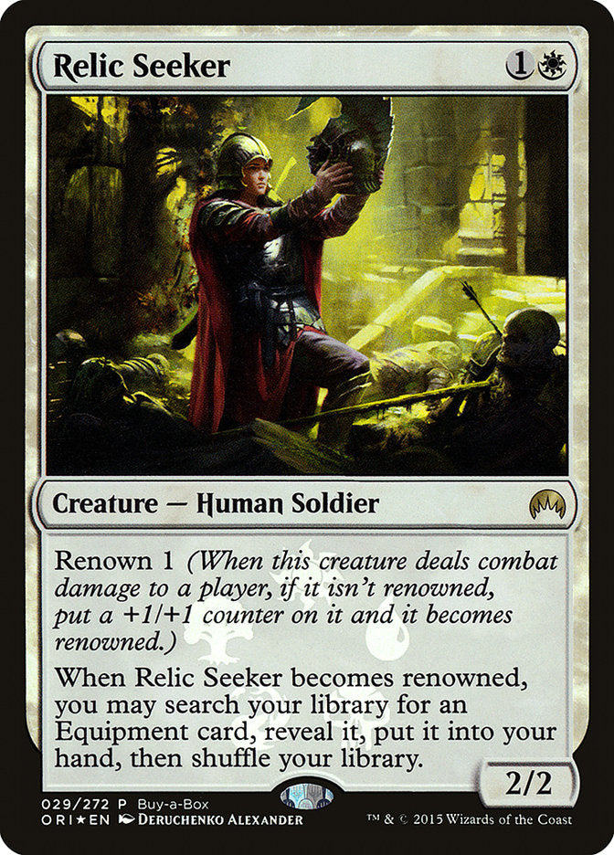 Relic Seeker (Buy-A-Box) [Magic Origins Promos] | Mindsight Gaming